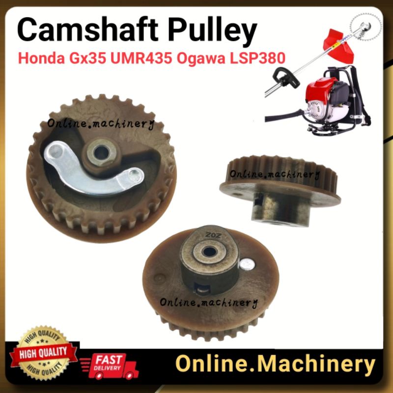 Honda Gx35 Camshaft Gear Timing Belt UMR435 Ogawa Lps380 Hozugawa KT350