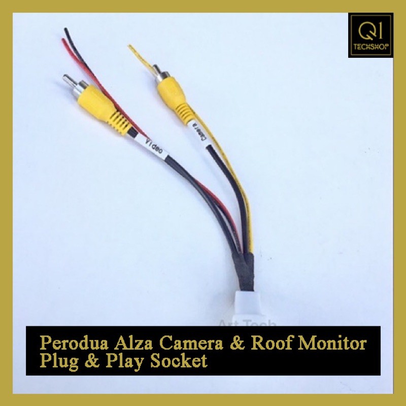 Perodua Alza Camera & Roof Monitor Plug&Play Socket