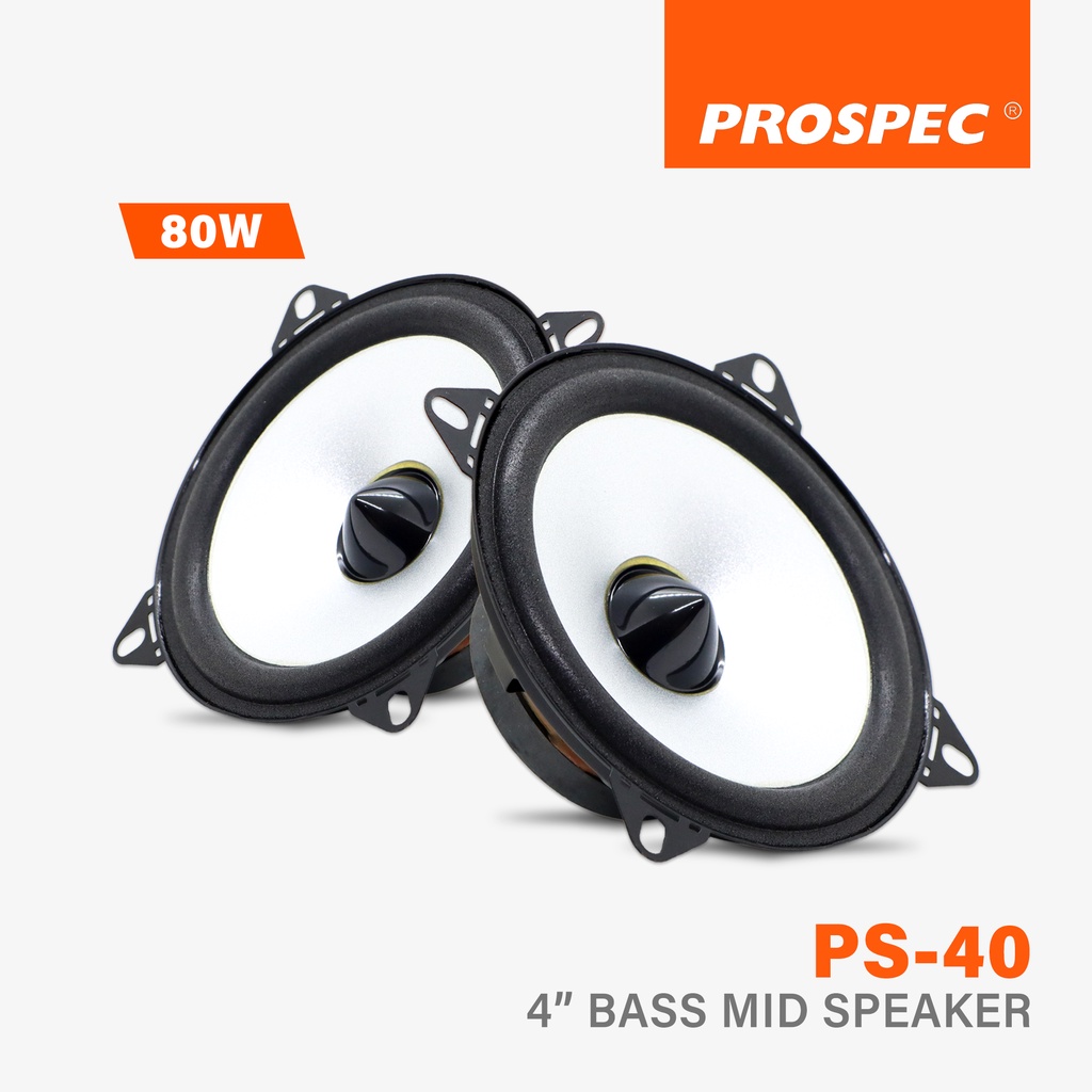 Prospec Ps 40 4 Bass Mid Speaker 80w Prospec Speaker Bass Mid 4
