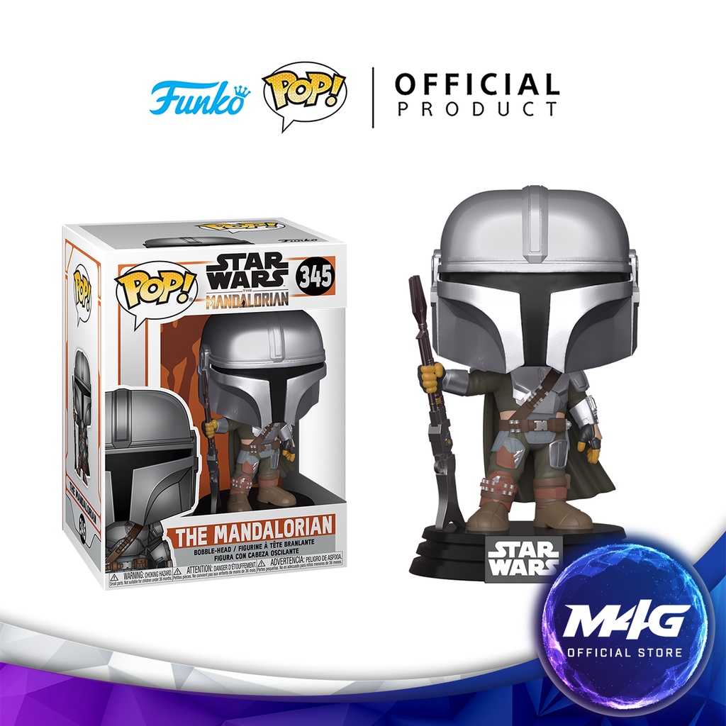 Funko POP! Star Wars 345: The Mandalorian - The Mandalorian Pose ...