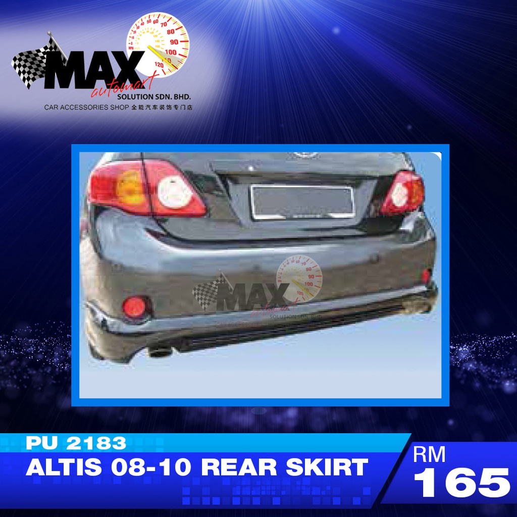 TOYOTA ALTIS 2008-2010,2008 & ABOVE BODYKIT | Shopee Malaysia