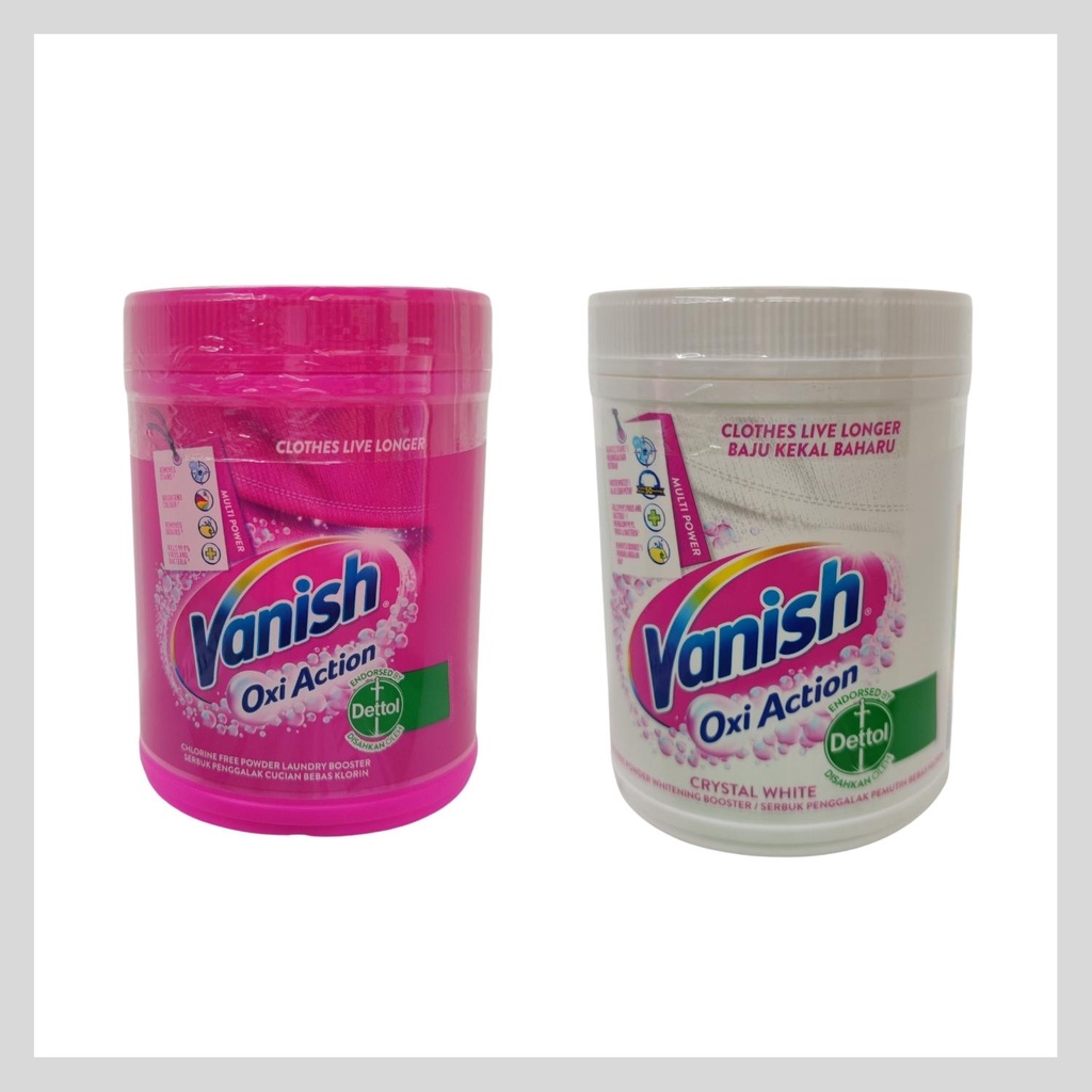 Vanish Fabric Stain Remover Powder Tub 900g Shopee Malaysia