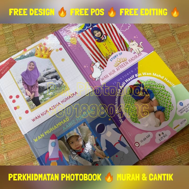 🔥PROMO RAYA🔥 PHOTOBOOK (free pos free design) | Shopee Malaysia