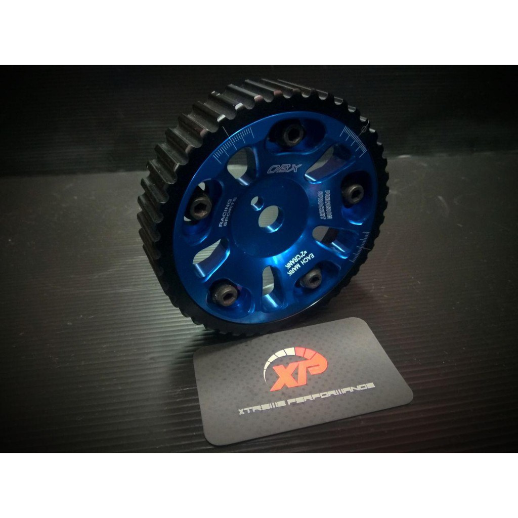 CAM SHAFT PULLEY OBX WAJA 4G18 BLUE | Shopee Malaysia