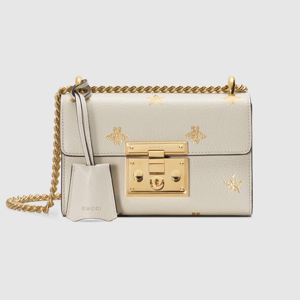 Gucci Padlock Series Bee Stars Small Shoulder Bag Shopee Malaysia
