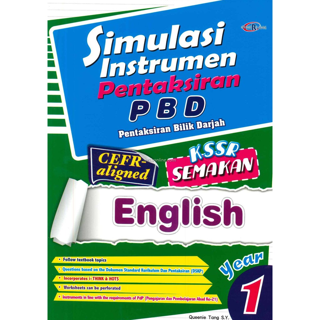 Simulasi Instrumen Pentaksiran Pbd English Year 1 Kssr Cefr Aligned