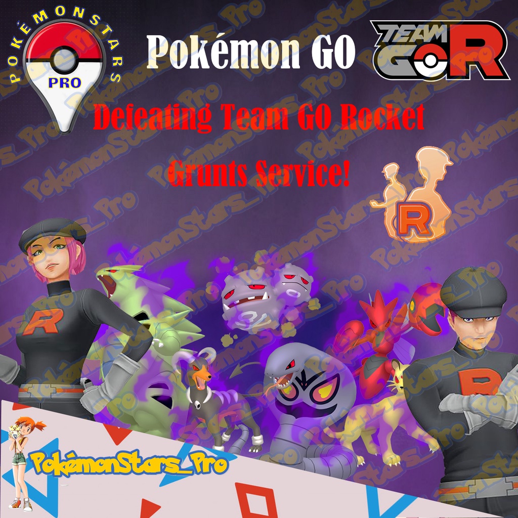 💢 Pokemon GO - Defeating Team GO Rocket Grunt Service!💢 | Shopee Malaysia