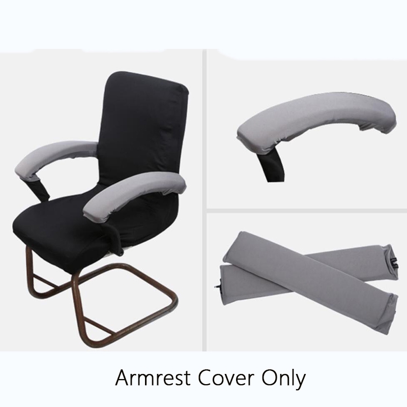 1 Pair Removable Arm Rest Covering Computer Office Chair Armrest Covers ...