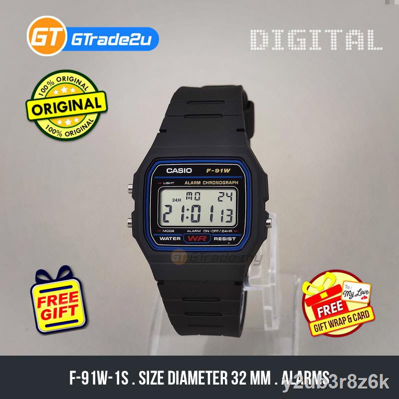 Casio f91 outlet waterproof