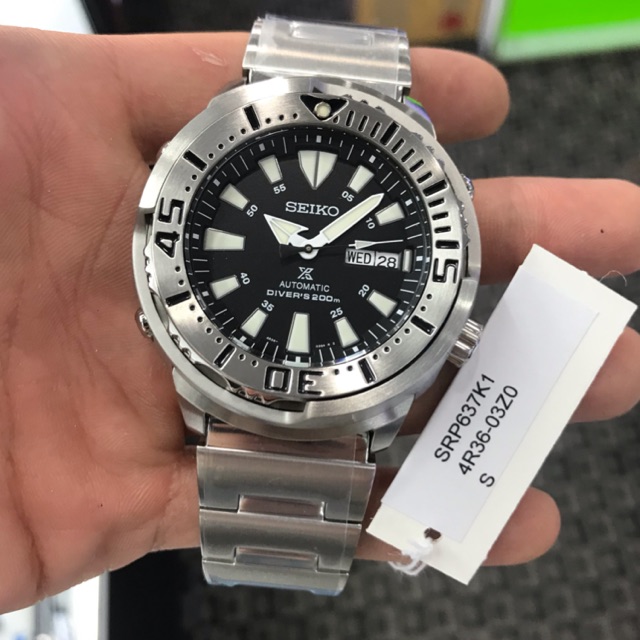 SEIKO BABY TUNA PROSPEX AUTOMATIC DIVERS 200M SRP637 SRP637K SRP637K1