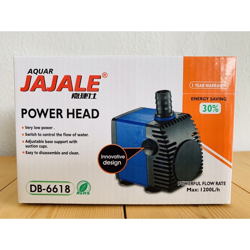 JAJALE DB6618 Power Head Aquarium Submersible Pump FISH TANK TANGKI