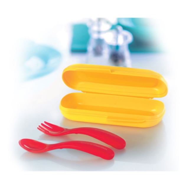 Tupperware Twinkle Cutlery Set With Casing (1) | Shopee Malaysia