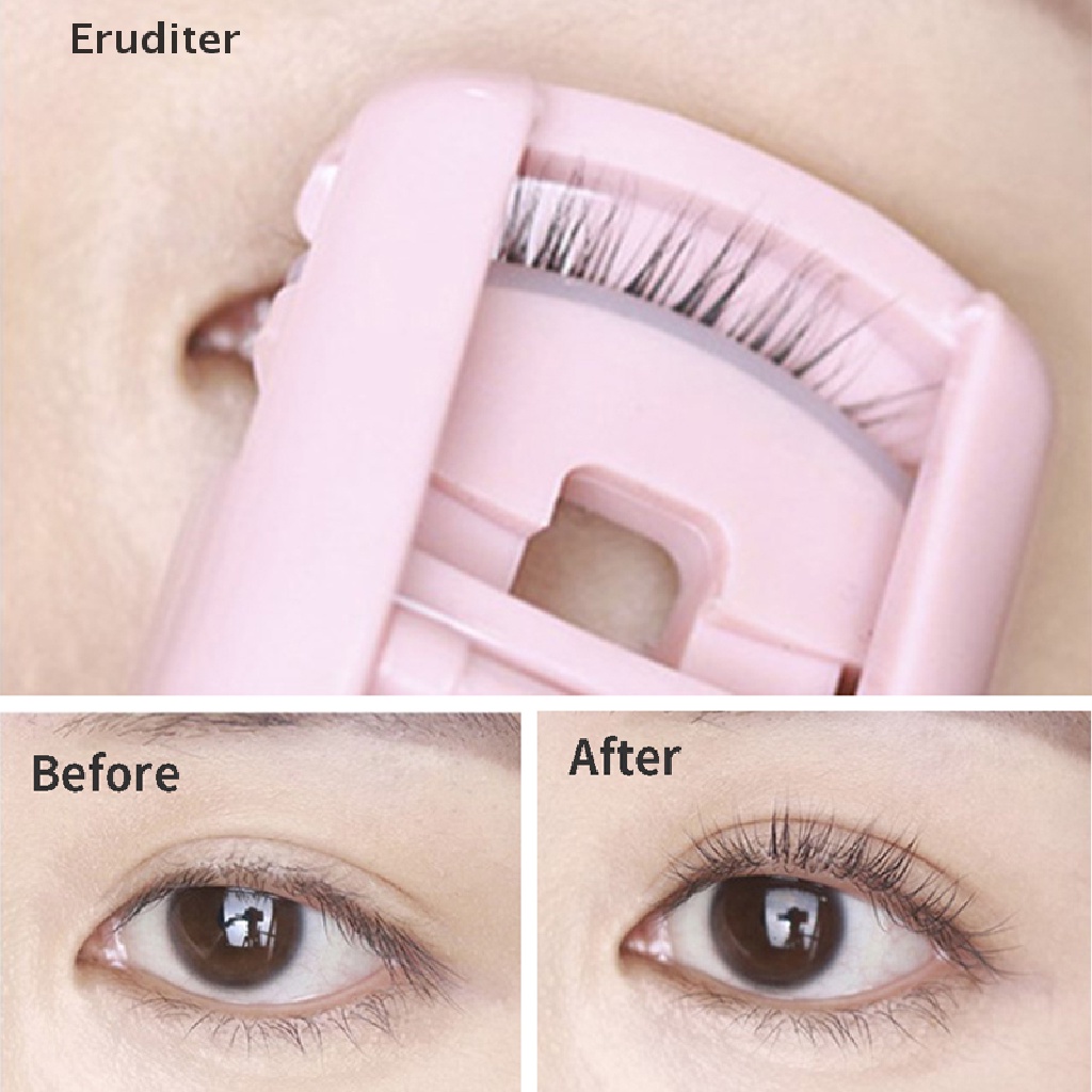 [Eruditer] 1Pcs Mini Eyelash Curler Portable Eye Lashes Curling Clip