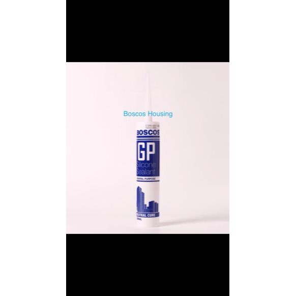 Limited Stock!! Boscos Neutral Housing GP Silicone Sealant Aluminum Glue / Adhesive Down