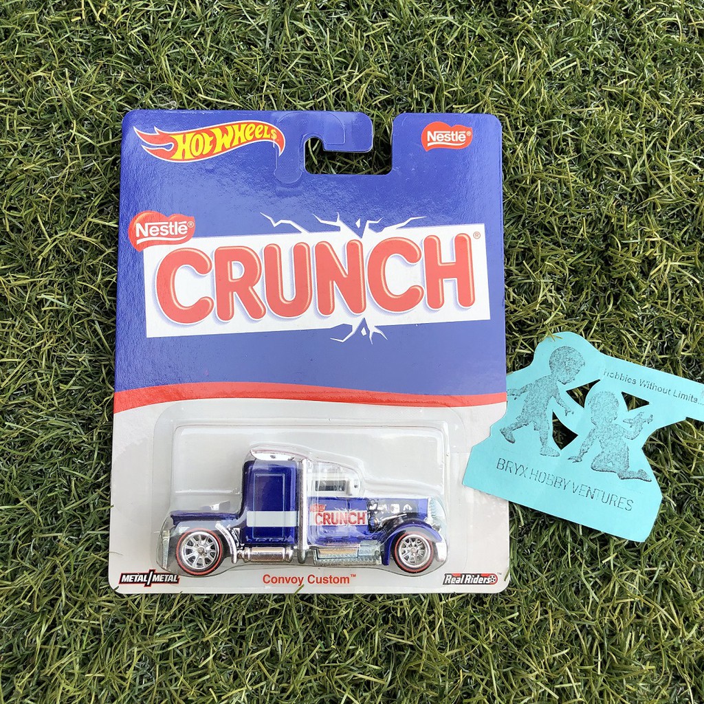 Hot Wheels 2015 Pop Culture Nestle Crunch Convoy Custom Blue