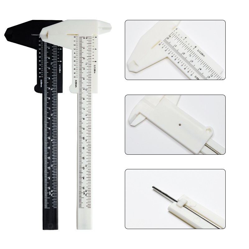 2pc Microblading Eyebrow Ruler Measure Guide Tattoo Scale Caliper ...
