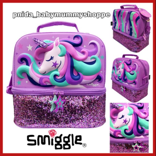 Unicorn smiggle lunch box hotsell