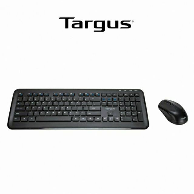 TARGUS KM610 2.4GHz Wireless Keyboard+Mouse Combo with Fullsized 104