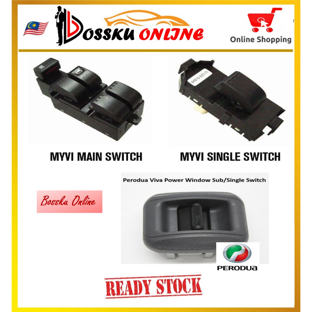 AUTO UP DOWN Suis tingkap produa OEM Fitting Perodua Myvi Alza Viva ...