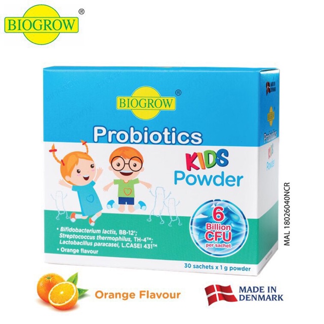 BIOGROW PROBIOTICS KIDS POWDER 30’s (EXP12/24) | Shopee Malaysia
