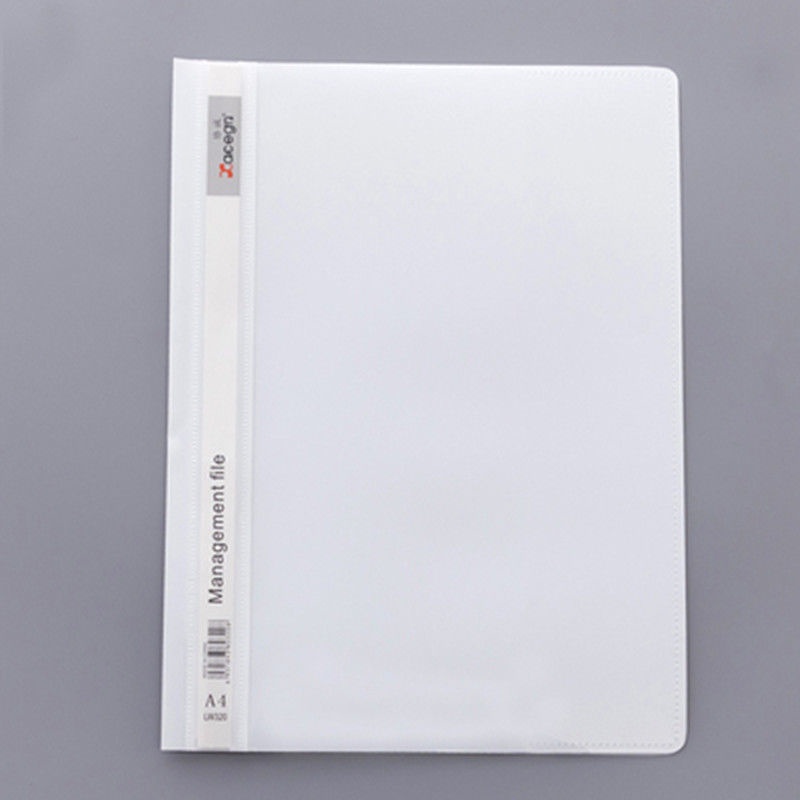 A4 Transparent Double-Hole Folder Folder Perforated 2-Hole Binder 320 ...