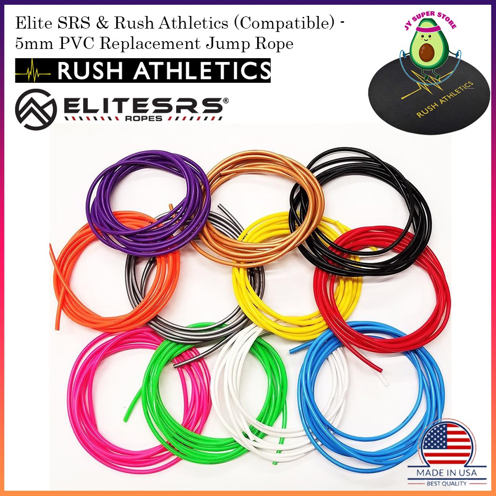 Elite SRS - PVC Replacement Jump Rope - Jump Rope 5mm - can use as Rush ...