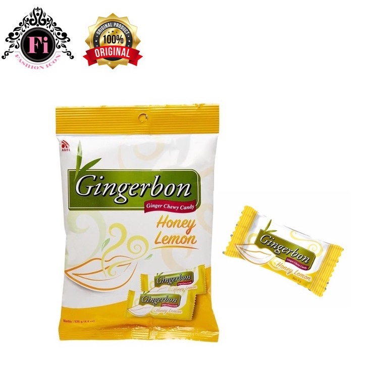Gingerbon Honey Lemon Ginger Chewy Candy Shopee Malaysia