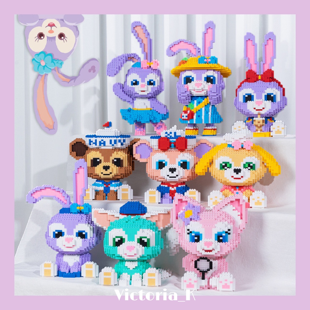 [Ready Stock]StellaLou Linabell building block toys connection blocks ...