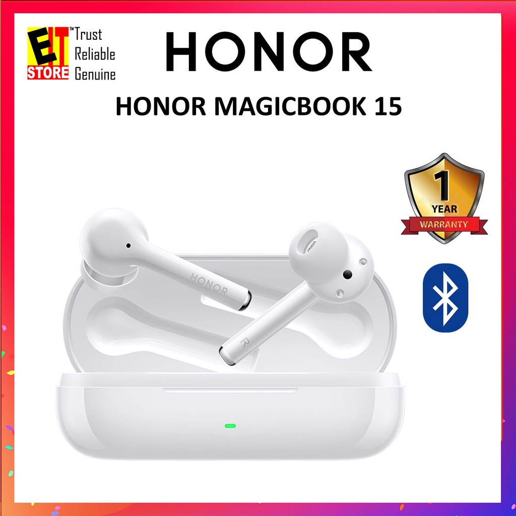 Honor Magic Earbuds (PEARL WHITE) Hybrid Active Noise Cancelling Hands ...