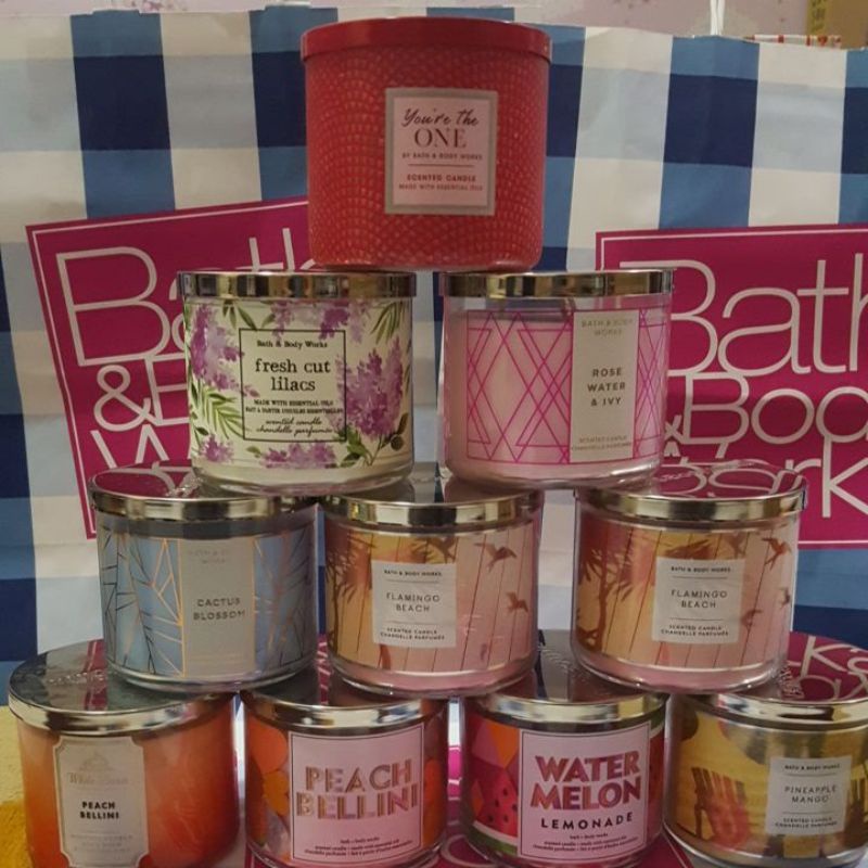 BBW 3 WICKS CANDLES SALE Shopee Malaysia