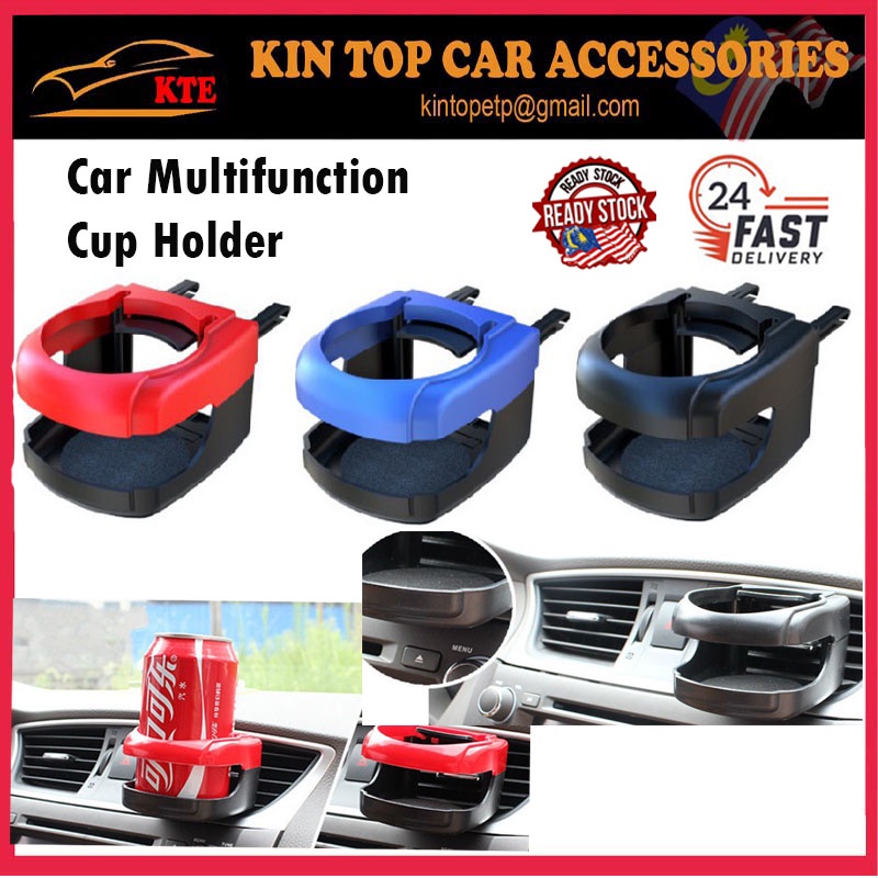 Car Drink Holder for Vent, Cup Holder, Mobile Phone Holder Suitable with 7.8 cm Diameter Bottle Holder, Can Holder, Drink Holder for All Phones