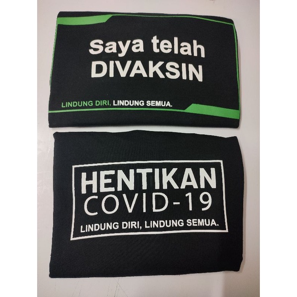 T Shirt vaksin | Saya Telah diVaksin | Basic Cotton 160gsm ...