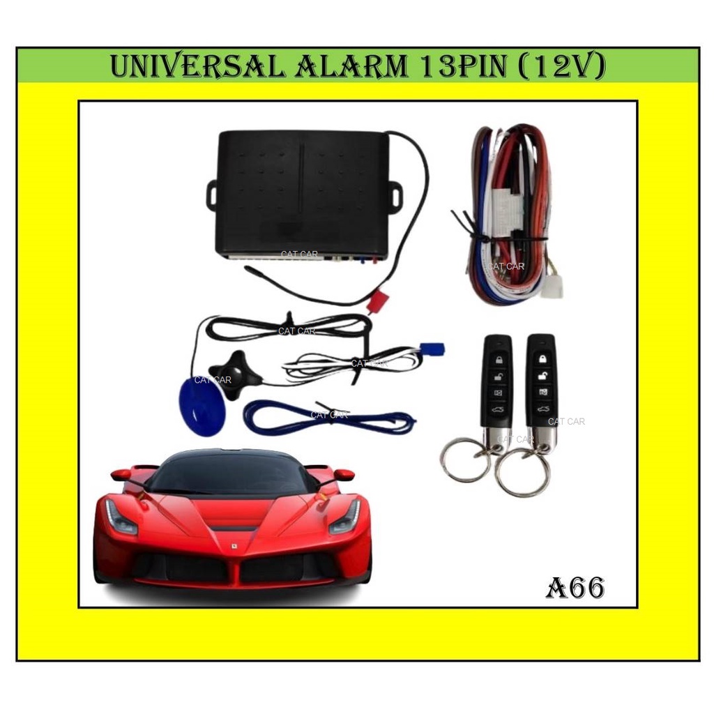 UNIVERSAL ALARM SYSTEM 13PIN (12V) | Shopee Malaysia