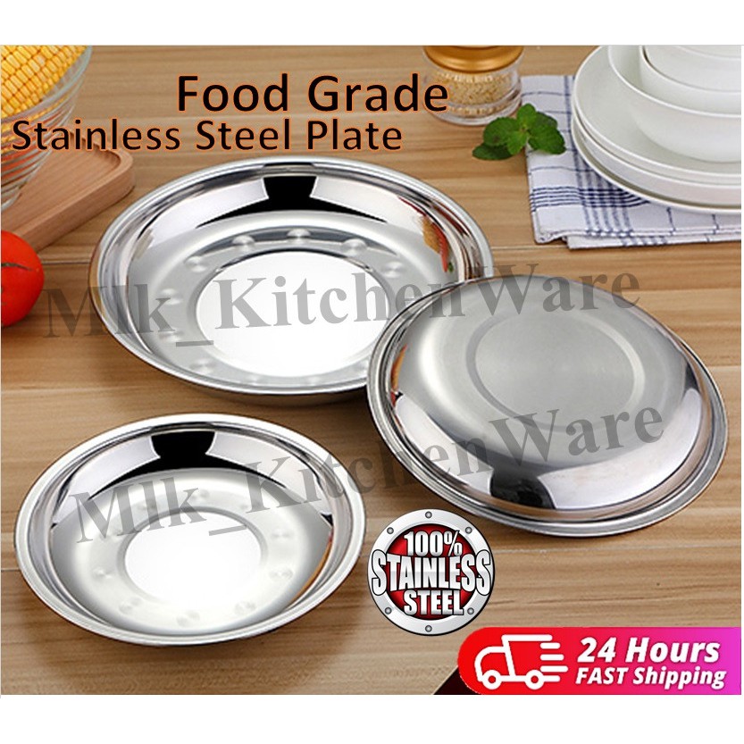 MLK Food Grade Quality Stainless Steel Plate Pinggan Berkualiti Tahan ...