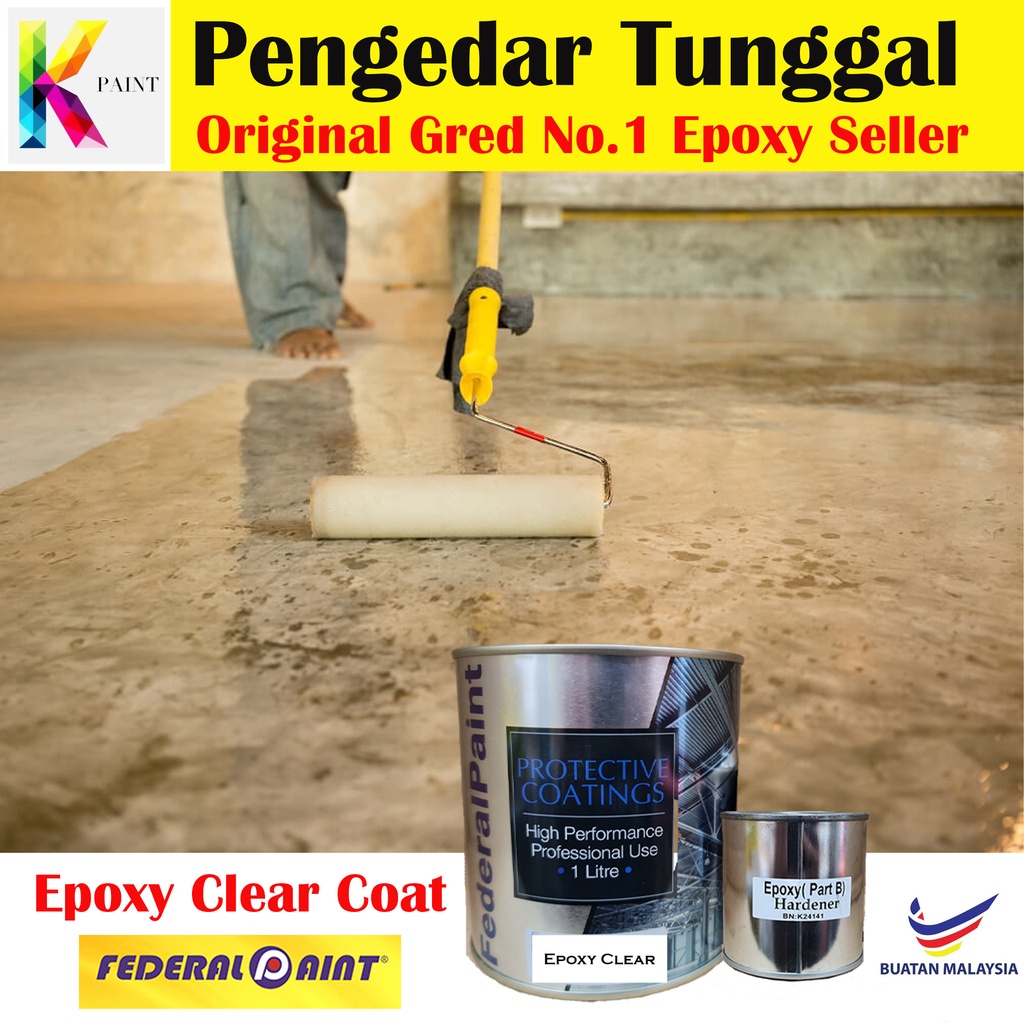 1L CLEAR EPOXY [ Professional Use ] EPOXY CLEAR COAT // TOP COAT CLEAR