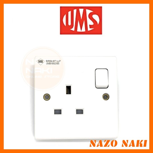 UMS 2913 13A 1Gang/1G Socket Outlet Switch Socket | Shopee Malaysia