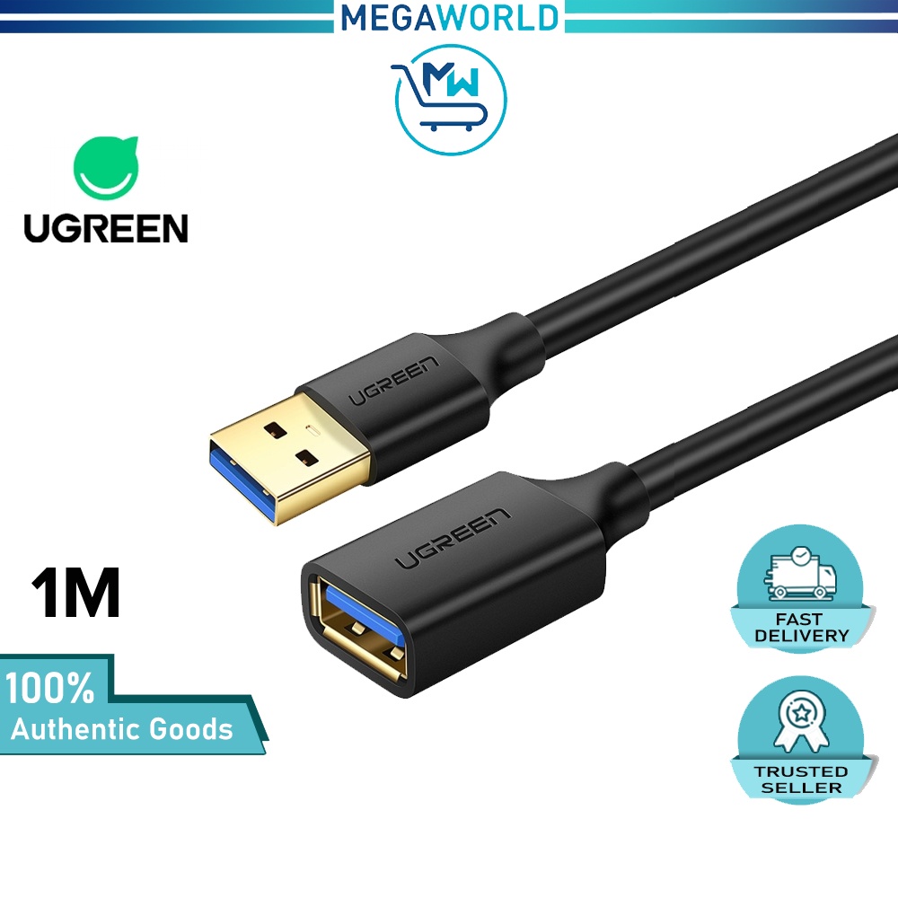 UGREEN USB 3.0 Extension Cable 0.5M Type A Male to Female Extension