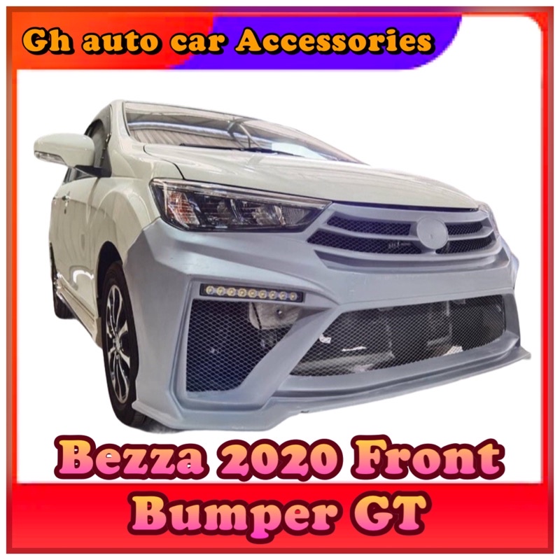 Perodua Bezza 2020 Front Bumper GT Bumper With DRL Daylight (No Colour ...