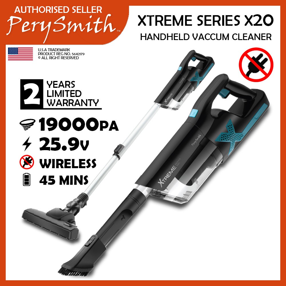 Perysmith Wireless/Cordless Vacuum Cleaner XTREME series X20 PRO