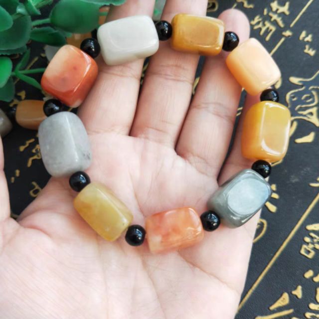 Golden Silk Jade Bracelet 金丝玉单圈手串| Shopee Malaysia