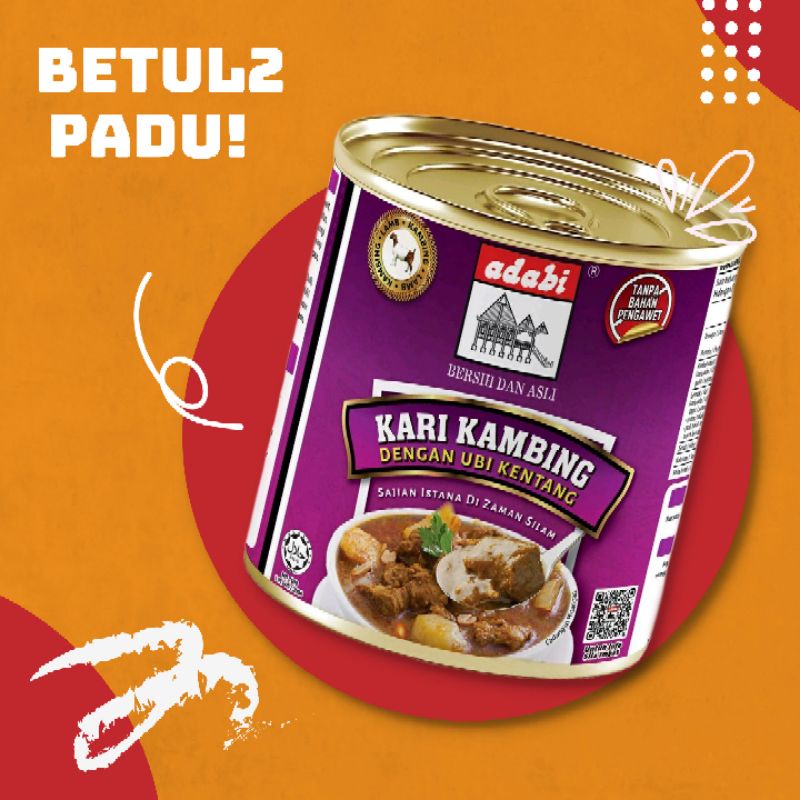 Adabi Kari Kambing / Lamb Curry 280gram (ready stock) Shopee Malaysia