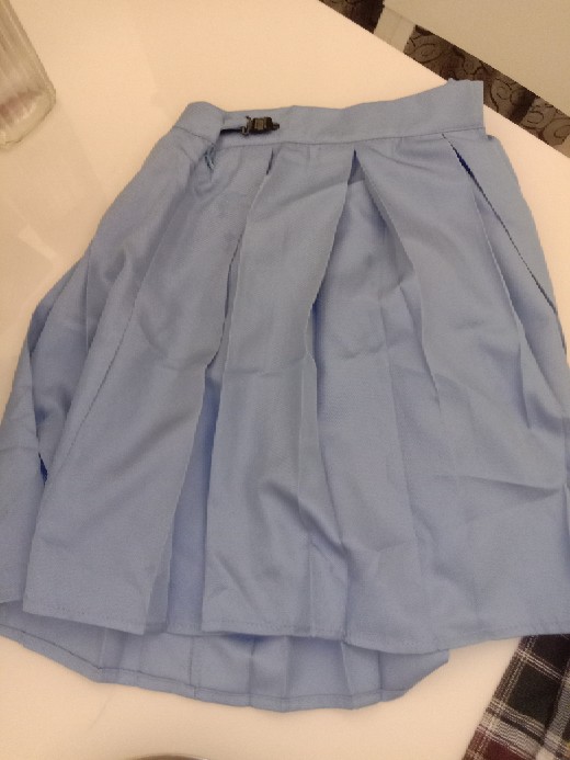 2021 box pleated skirt JK pleated skirt uniform skirt solid color