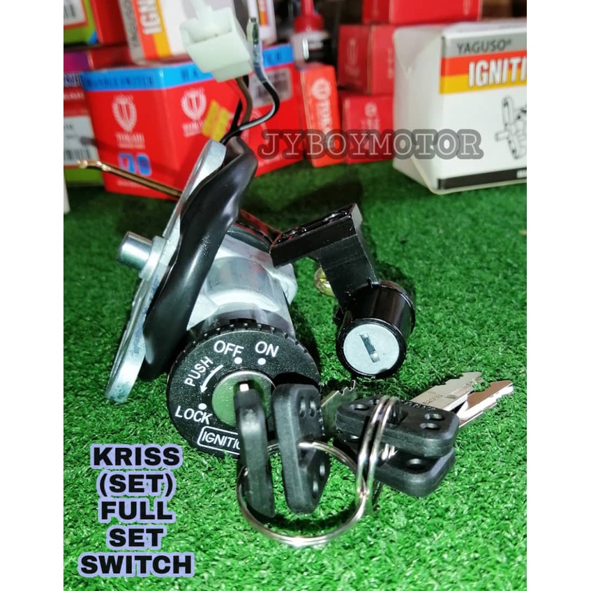 MODENAS KRISS / KRISS I / KRISS II KUNCI SWITCH MAIN SWITCH SET 4PCS ...