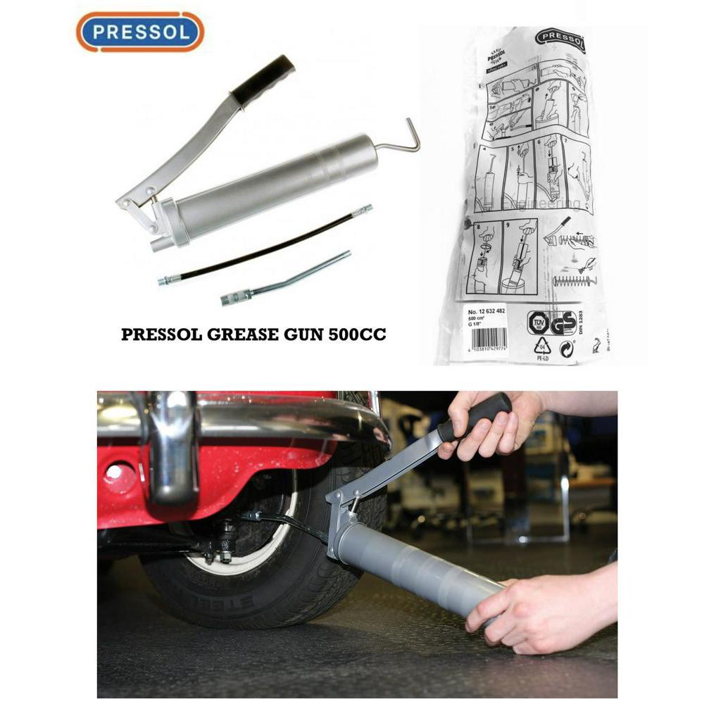 Pressol 500cc Standard Version Manual Grease Gun Shopee Malaysia