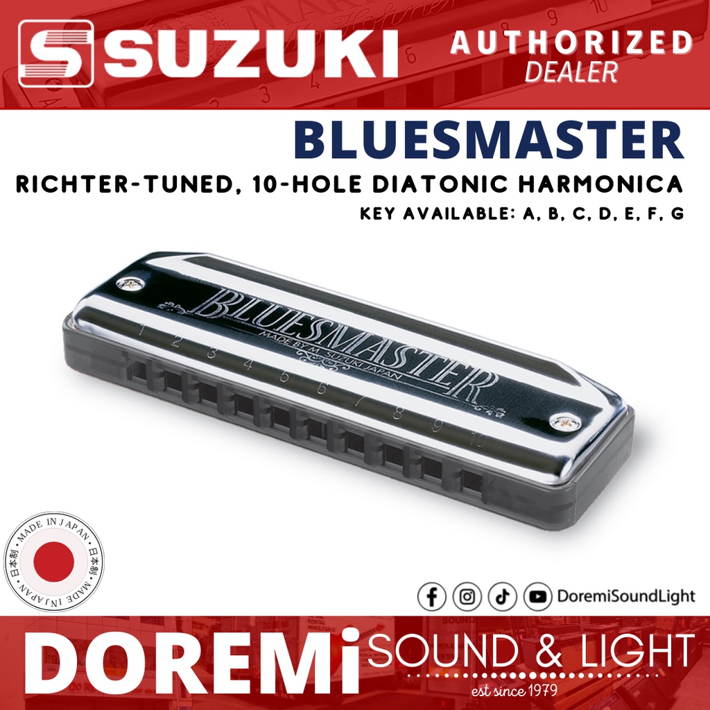 Suzuki Bluesmaster - Suzuki Diatonic Harmonicas