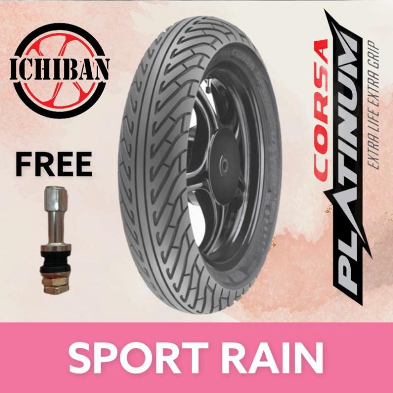 CORSA TYRE SPORT RAIN Tahun 2023 size 17 (Tubeless) Shopee Malaysia