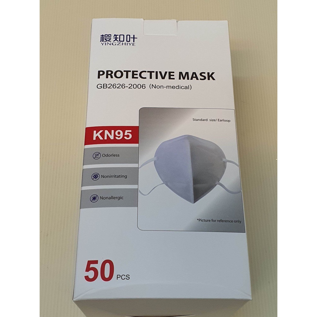 RIXIN or YINGZHIYE KN95 Protective Mask Civil Grade Non Medical GB2626
