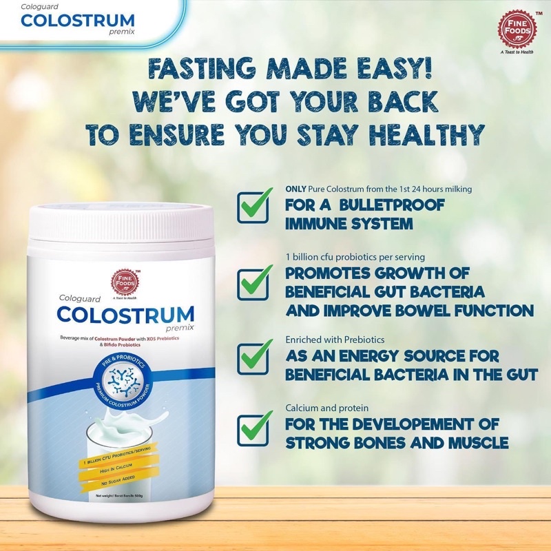 [Best Before MAY2024] FINE FOODS Cologuard Colostrum Premix (500g ...