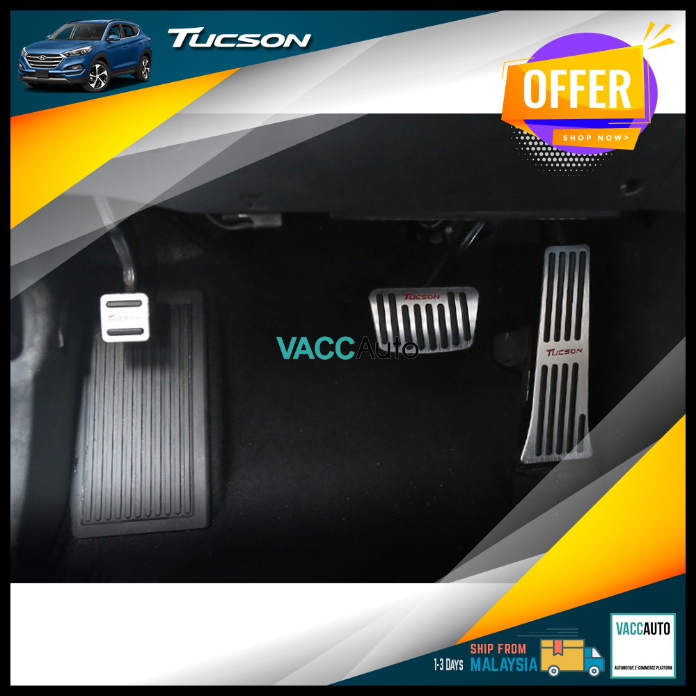 Hyundai Tucson 2015 - 2021 3rd Gen Auto Pedal Aluminum Steel Gas ...