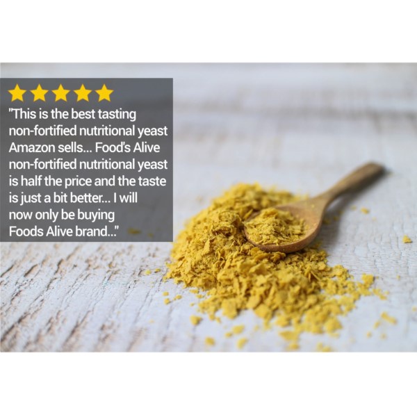 NUTRITIONAL YEAST FLAKES, NONFORTIFIED, NONGMO, PLANT BASED PROTEIN